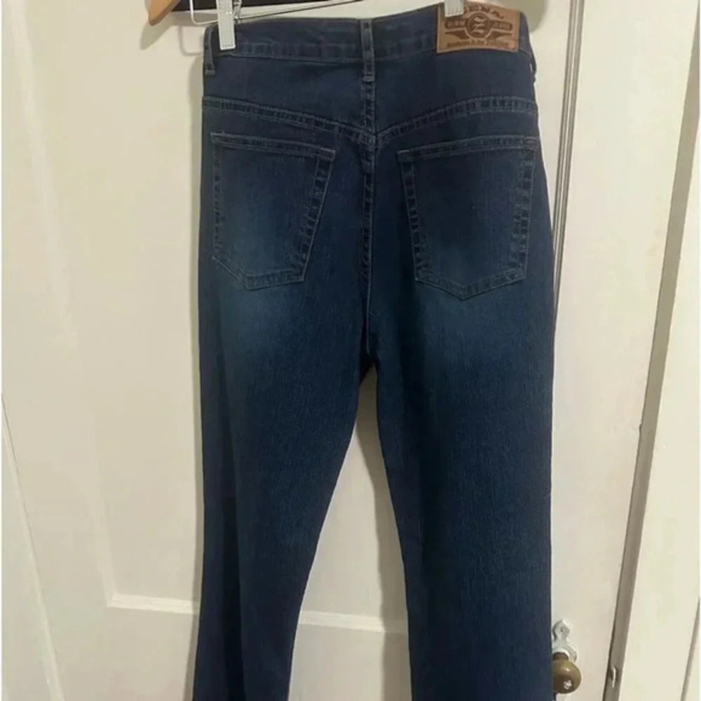 Zena Denim Jeans Sz‎ 4 straight leg dark wash